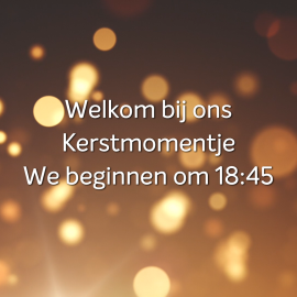 Kerstmomentjes - YouTube livestream